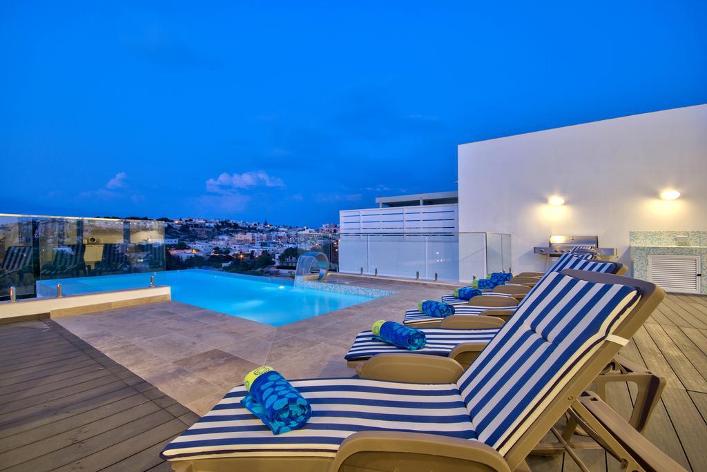 Villa Gaia - Sunset Views, Indoor Heated Pool, Sauna And Games Room Mellieha Exterior photo